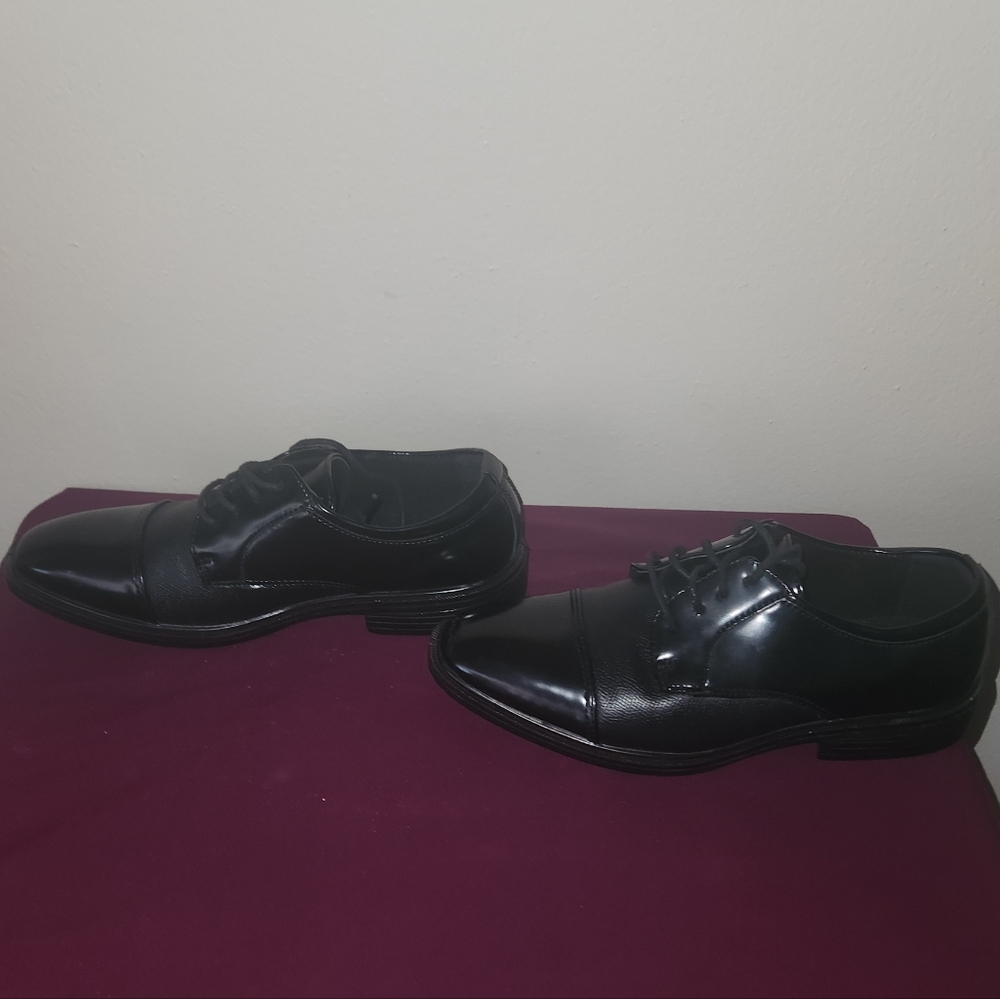 Boys Black Deer Stags Titus Jr. W/ Memory Foam Size 4.5 - Picture 5 of 7